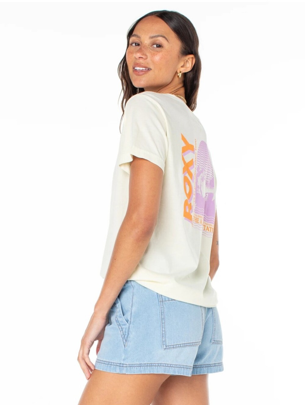 ROXY Aloha State T-Shirt- L - Picture 6 of 7